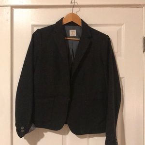 Black wool blazer